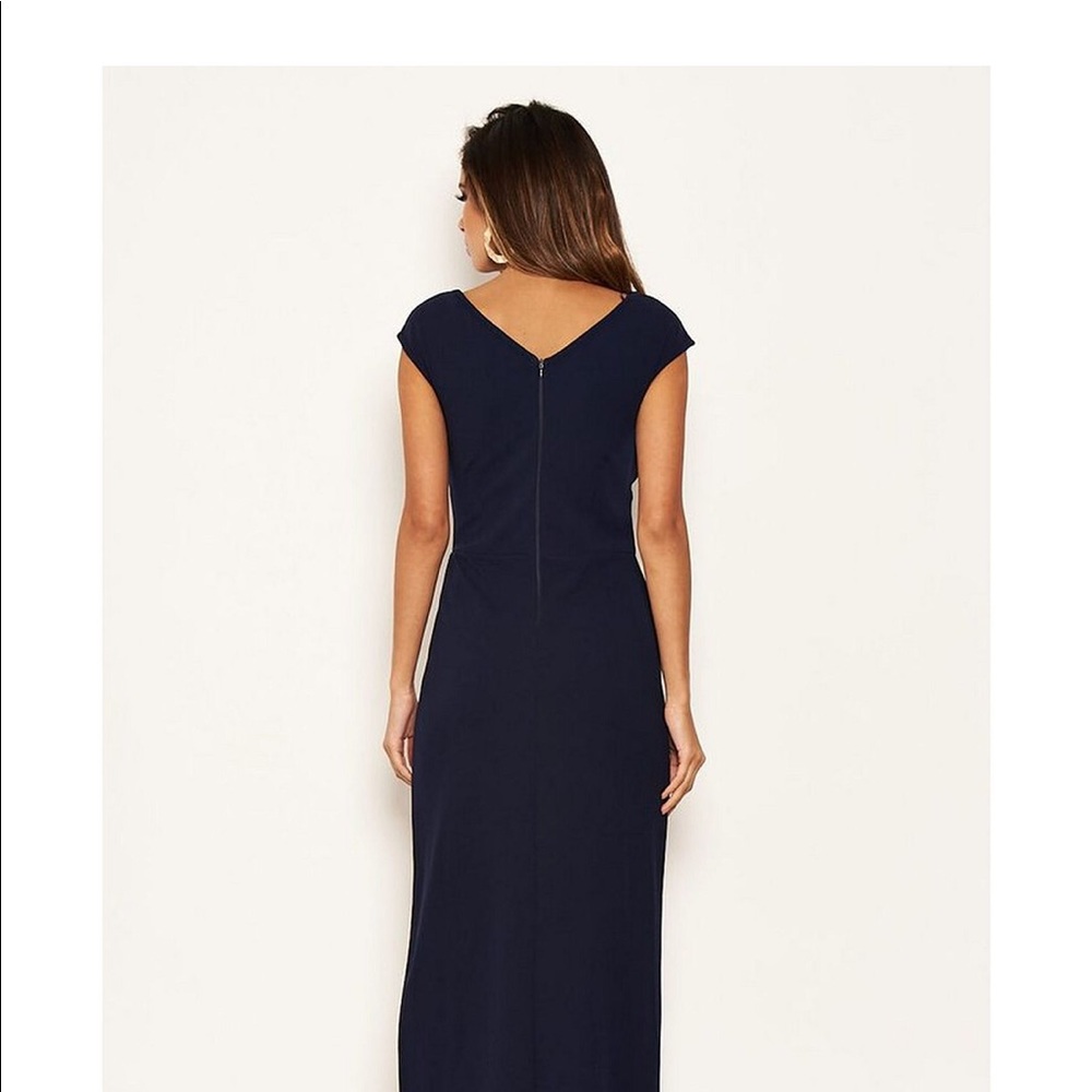 AX Paris Women’s Wrap V-neck Slit Maxi Dress
